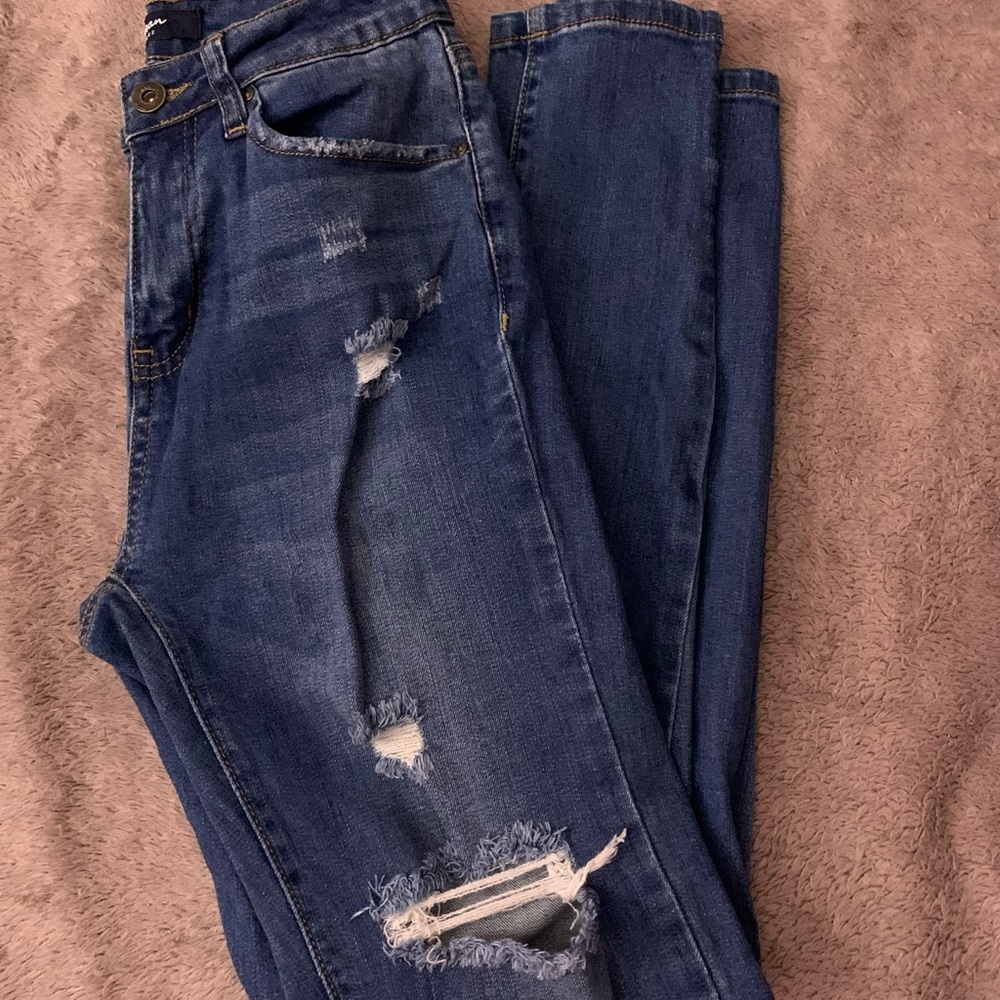 Distressed Skinny Jeans